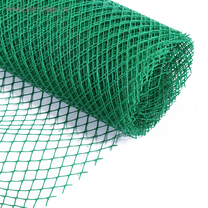 Сетка садовая, 2 × 20 м, ячейка 25 × 25 мм, пластиковая, зелёная, Greengo Сетка садовая, 2 × 20 м, ячейка 25 × 25 мм, пластиковая, зелёная, Greengo
