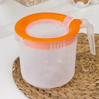 Ёмкость для миксера, 1,5 л , цвет оранжевый