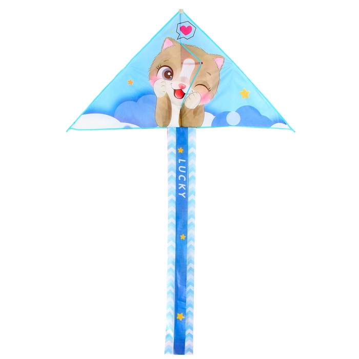 Воздушный змей &laquo;Котик&raquo;, цвета МИКС