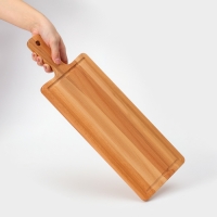 Доска разделочная для подачи и разделки рыбы Adelica, 45&times;15&times;1,6 см, бук