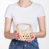 Корзина плетеная, 16х13х8/16, бамбук Корзина плетеная, 16х13х8/16, бамбук