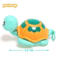 Игрушка заводная &laquo;Черепаха&raquo;, световые эффекты, цвета МИКС