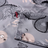 Пижама мужская (рубашка и брюки) KAFTAN "Дракон" размер 48, серый