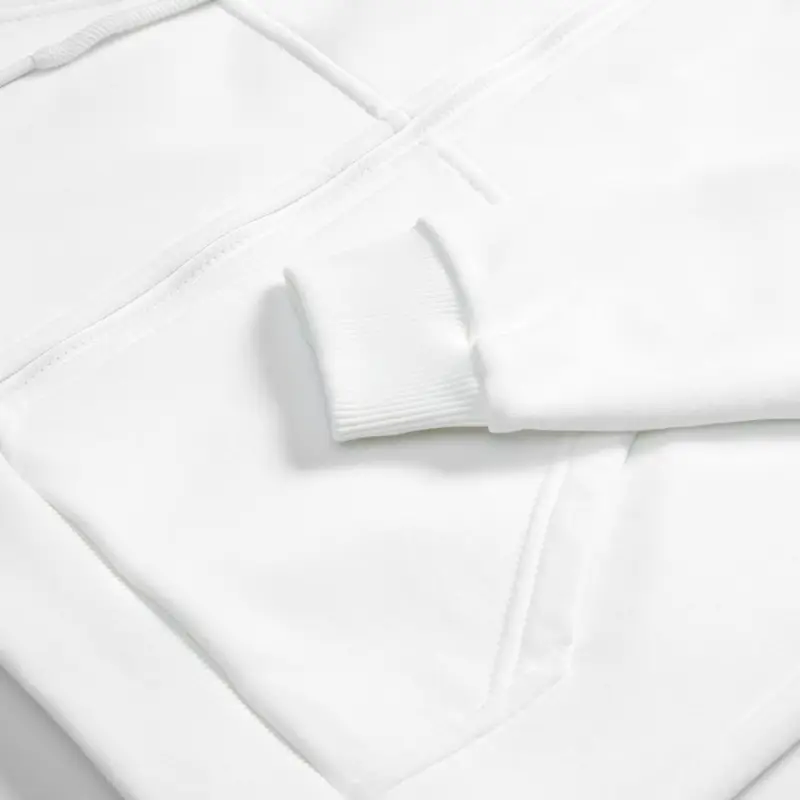 Толстовка унисекс оверсайз на молнии Zippy Terry, белая, размер XS/S