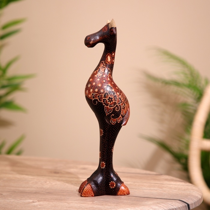 Сувенир Сувенир "Жираф" батик, дерево 30 см