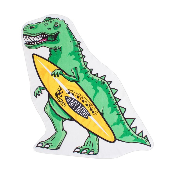 Полотенце пляжное «Дино», 148 × 150 см, 100 % п/э Полотенце пляжное «Дино», 148 × 150 см, 100 % п/э