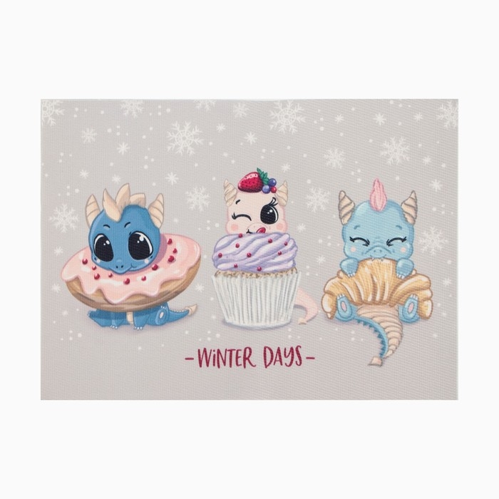 Салфетка новогодняя на стол Доляна &laquo;Winter days&raquo;, 40х29см