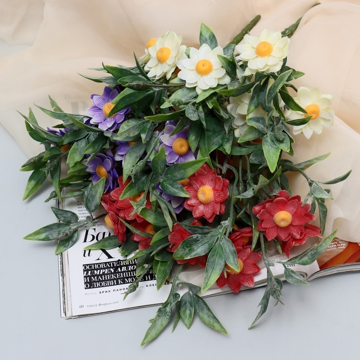 Букет "Георгин мини" 4х30 см, микс