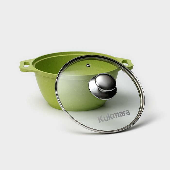 Кастрюля Trendy style, 2 л, антипригарное покрытие, цвет зелёный Кастрюля Trendy style, 2 л, антипригарное покрытие, цвет зелёный