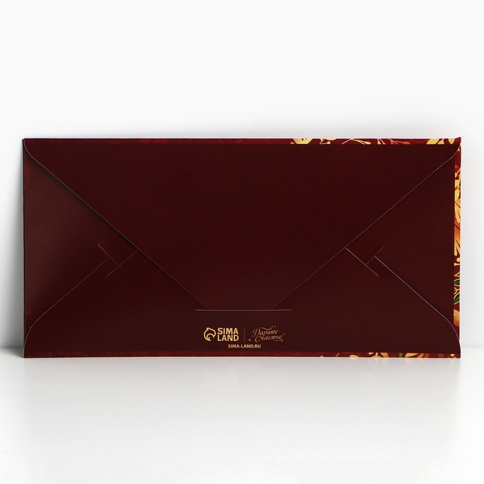 Конверт для денег, набор 6 штук, Конверт для денег, набор 6 штук, "Счастья в Новом Году!"