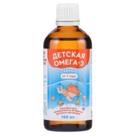 Детская Омега-3, &laquo;Кук Ля Кук&raquo;, со вкусом банана, 100 мл