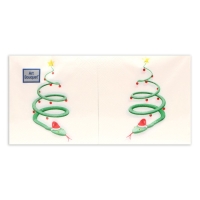 Новогодние салфетки бумажные Art Bouquet «Новогодняя змейка», 2 слоя, 20х20 см, 250 шт. Новогодние салфетки бумажные Art Bouquet «Новогодняя змейка», 2 слоя, 20х20 см, 250 шт.