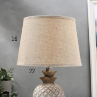 Лампа настольная 16307/1 E14 40Вт серый 22х22х37 см RISALUX Лампа настольная 16307/1 E14 40Вт серый 22х22х37 см RISALUX