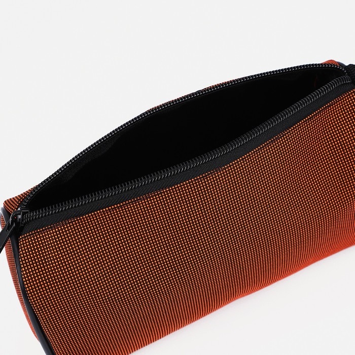 Косметичка на молнии, цвет оранжевый Косметичка на молнии, цвет оранжевый