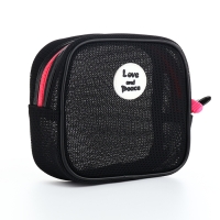 Косметичка на молнии, цвет чёрный Косметичка на молнии, цвет чёрный