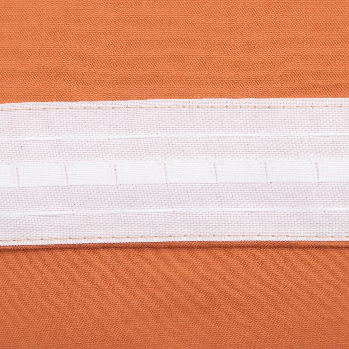 Комплект штор для кухни с подхватами Этель "Kitchen", цвет оранжевый, 150х180 см - 2 шт