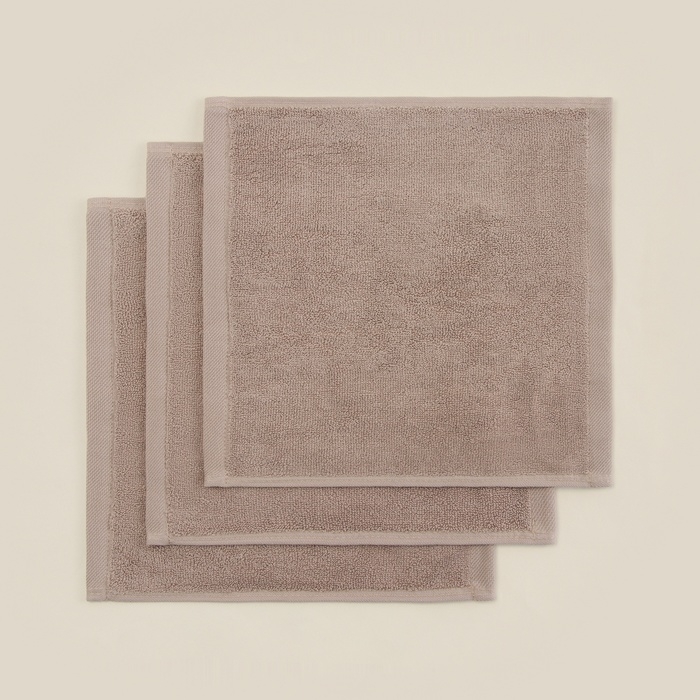 Набор салфеток SL HOME: Basic Набор салфеток SL HOME: Basic "Саббиа" 30х30 см - 3 шт., 100% хлопок, 530 г/м2