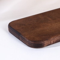 Доска разделочная для подачи с ручкой Adelica, 36&times;14,5&times;2 см, тёмный граб