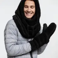 Балаклава-капюшон Flocky, черная