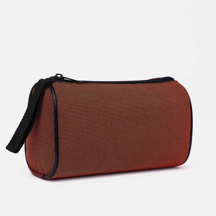 Косметичка на молнии, цвет оранжевый Косметичка на молнии, цвет оранжевый