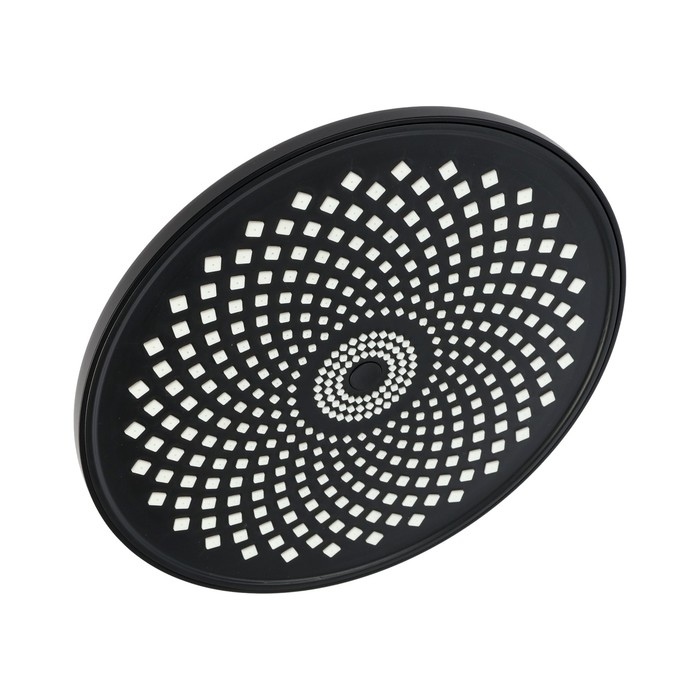 Набор леек для душа ZEIN Z3556, верхняя на шарнире d=22 cм, ручная 3 режима d=12 cм, черная