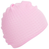 Шапочка для плавания взрослая ONLYTOP, силиконовая, обхват 54-60 см Шапочка для плавания взрослая ONLYTOP, силиконовая, обхват 54-60 см