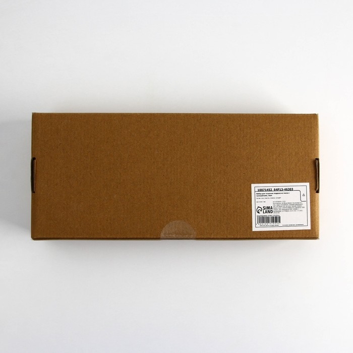 Набор для создания поддона из гипса с сухоцветами &laquo;Овал&raquo;