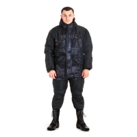 Костюм зимний &laquo;ГЕРКОН&raquo; кмф "черный питон" ткань: Алова/Кошачий глаз, 48-50/170-176