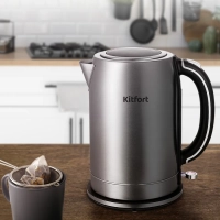 Чайник электрический металлический КТ-6175 - 1,7 л Чайник электрический металлический КТ-6175 - 1,7 л