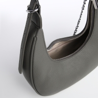 Сумка женская хобо на молнии TEXTURA, средний размер, цвет серый Сумка женская хобо на молнии TEXTURA, средний размер, цвет серый