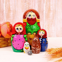 Матрёшка &laquo;Репка&raquo; 6 в 1, МИКС
