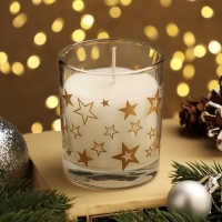 Ароматическая новогодняя свеча в стакане "Зимний лес" Ароматическая новогодняя свеча в стакане "Зимний лес"