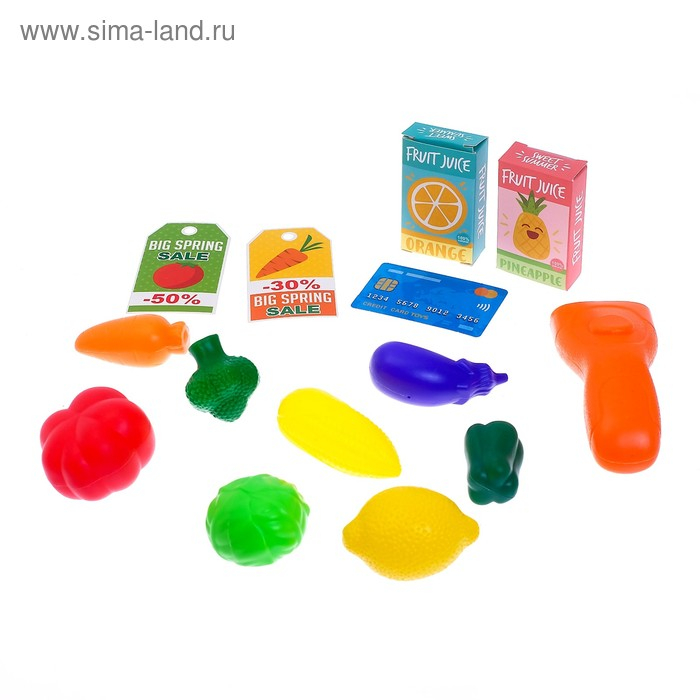 Игровой набор &laquo;Овощной магазин&raquo; в чемодане