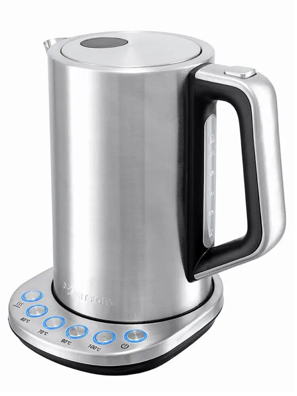 Чайник электрический металлический КТ-621 - 1.7 л Чайник электрический металлический КТ-621 - 1.7 л