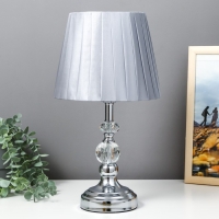 Настольная лампа 16884/1 Е27 40Вт хром 22х22х35 см RISALUX Настольная лампа 16884/1 Е27 40Вт хром 22х22х35 см RISALUX