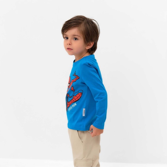 Джемпер детский MARVEL "Человек-паук", рост 98-104 (30), синий