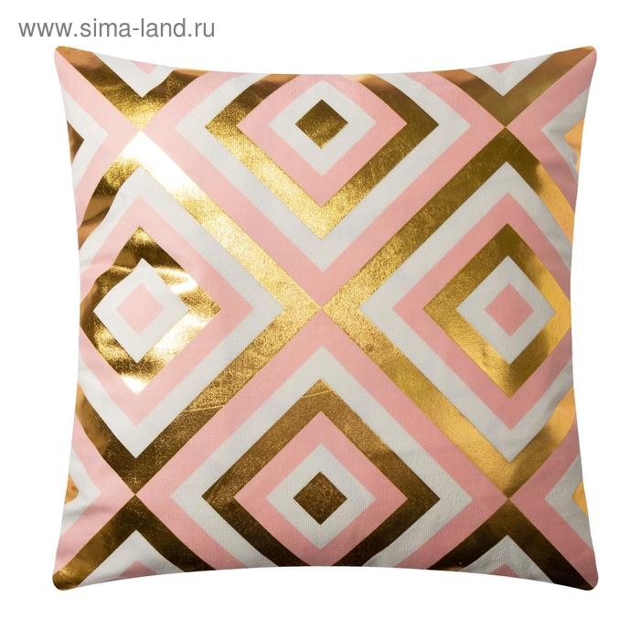 Наволочка декоративная Этель Геометрия &laquo;Ромбы&raquo;, 40х40 см, 100% п/э
