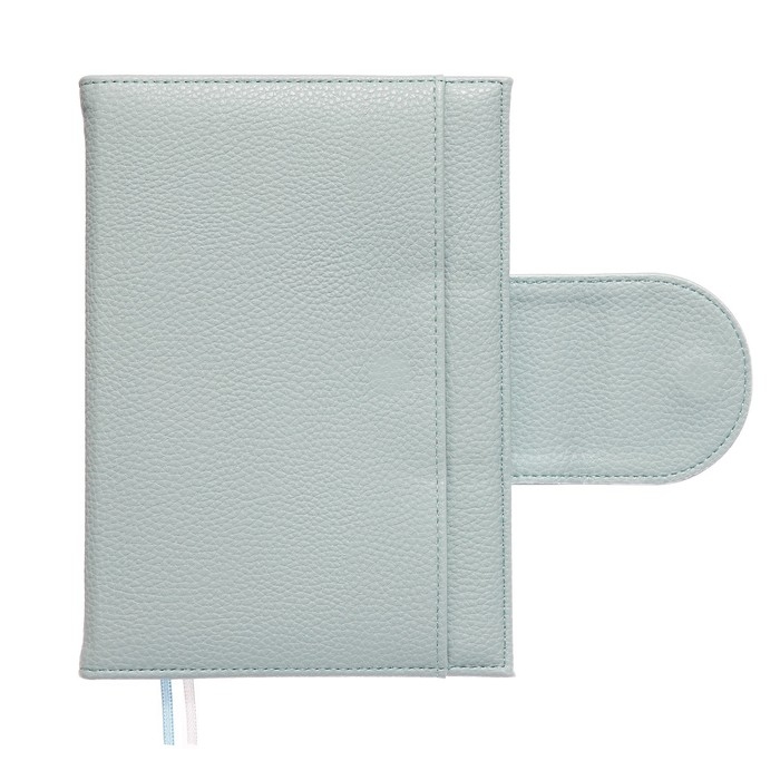 Ежедневник недатированный A5, 160 листов, deVENTE.Contea, твёрдая обложка из искусственной кожи с поролоном, блок 70 г/м2, бирюзовый