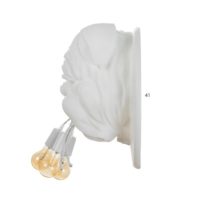 Бра "Бульдог" 3хЕ27 40Вт белый 51,5х51,5х32см