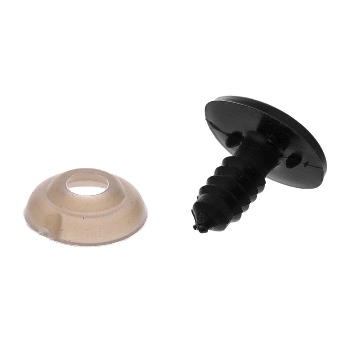 Глаза винтовые с заглушками, набор 4 шт., размер 1 шт: 1,65 × 1,3 см Глаза винтовые с заглушками, набор 4 шт., размер 1 шт: 1,65 × 1,3 см