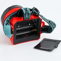 Фонарь налобный, 3 Вт, 1+12 led, 2 режима, 7.2 х 9 х 8 см, 3 АА Фонарь налобный, 3 Вт, 1+12 led, 2 режима, 7.2 х 9 х 8 см, 3 АА