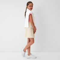 Юбка для девочки MINAKU, цвет бежевый, рост 128 см Юбка для девочки MINAKU, цвет бежевый, рост 128 см