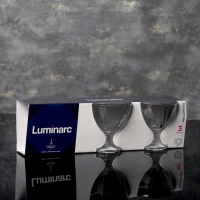 Набор стеклянных креманок для мороженого &laquo;Мальдивы&raquo;, 300 мл, 3 шт