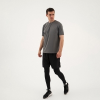 Футболка мужская, базовая, размер S (46), цвет серый Футболка мужская, базовая, размер S (46), цвет серый