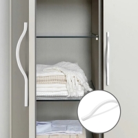 Ручка-скоба CAPPIO RSC040, м/о 256 мм, цвет белый Ручка-скоба CAPPIO RSC040, м/о 256 мм, цвет белый