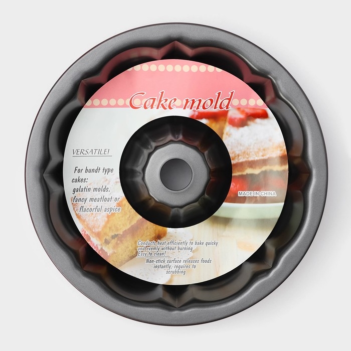 Форма для выпечки Доляна «Ренард», 24×7 см, антипригарное покрытие, цвет красный Форма для выпечки Доляна «Ренард», 24×7 см, антипригарное покрытие, цвет красный