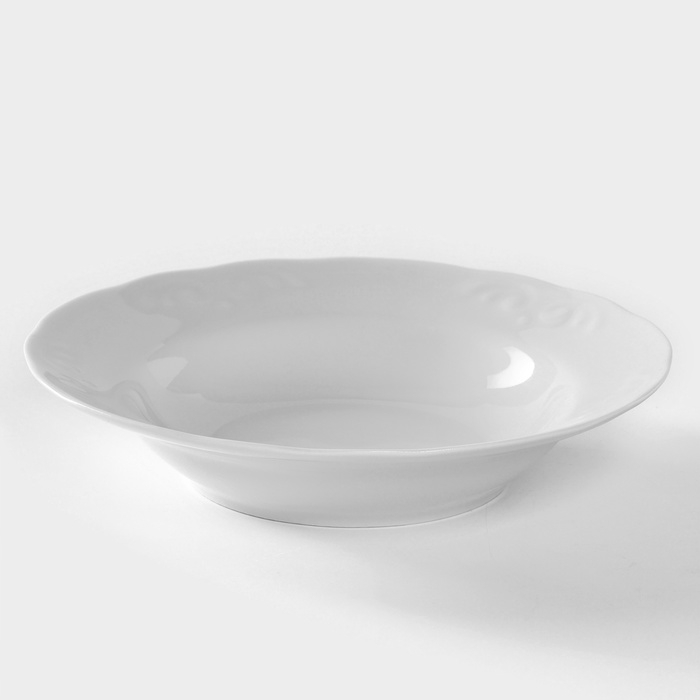 Тарелка глубокая фарфоровая «Надежда», 250 мл, d=20 см Тарелка глубокая фарфоровая «Надежда», 250 мл, d=20 см