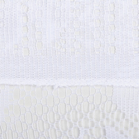 Тюль на кухню без шторной ленты, 170х160 см, цвет белый, 100% полиэстер Тюль на кухню без шторной ленты, 170х160 см, цвет белый, 100% полиэстер