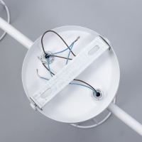 Светильник "Бостон" 3х60Вт Е14 белый/хром Светильник "Бостон" 3х60Вт Е14 белый/хром