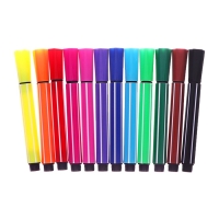 Фломастеры 12 цветов в пластиковом тубусе Сова синяя, ТОЛСТЫЕ вентилируемый колпачок Фломастеры 12 цветов в пластиковом тубусе Сова синяя, ТОЛСТЫЕ вентилируемый колпачок